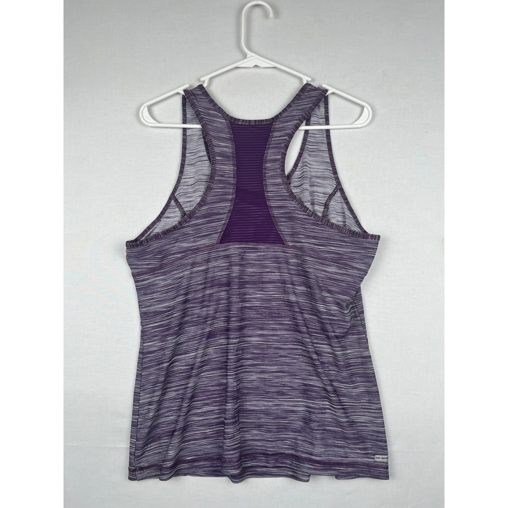Danskin Now Tank Top Womens XL Purple Space Dye Mesh Racerback Activewear - Picture 6 of 6